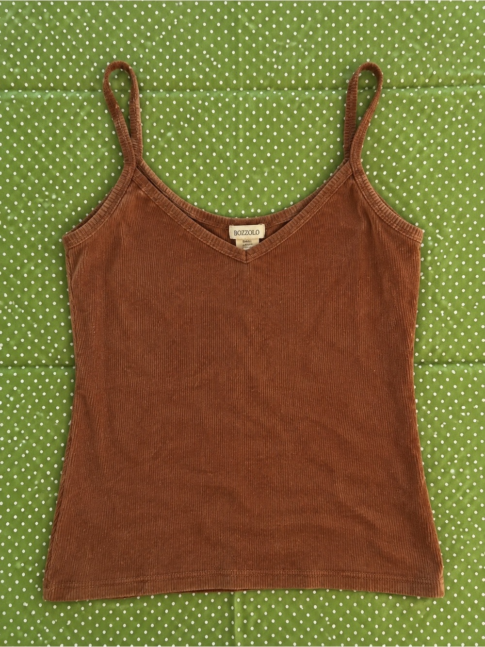 light brown / brown tank top